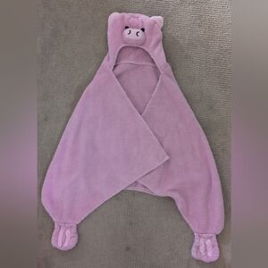 Just For Kids Unisex Hooded Pig Blanket